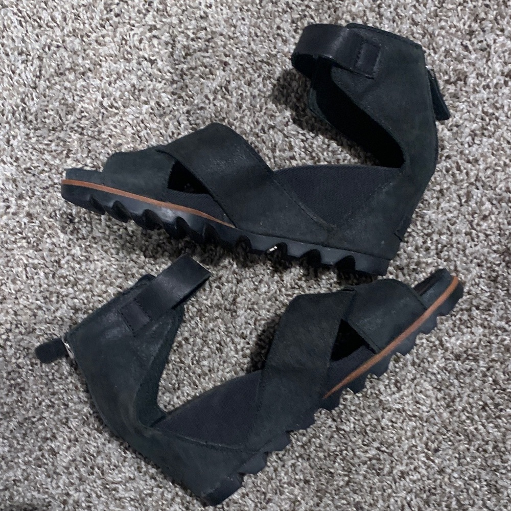 Sorel Black Women's Sandals